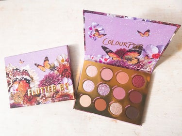 ColourPop FLUTTER BYのクチコミ「♡#COLOURPOP ♡
🦋#FLUTTERBY ／アイシャドウパレット🦋
$18.00

.....」（1枚目）