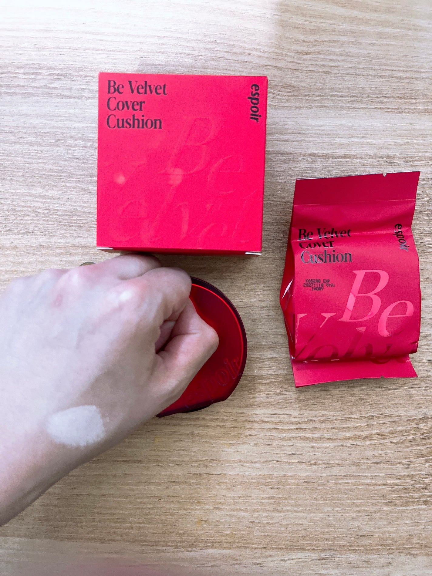 ビーベルベットカバークッション/espoir/クッションファンデーションを使ったクチコミ(3枚目)