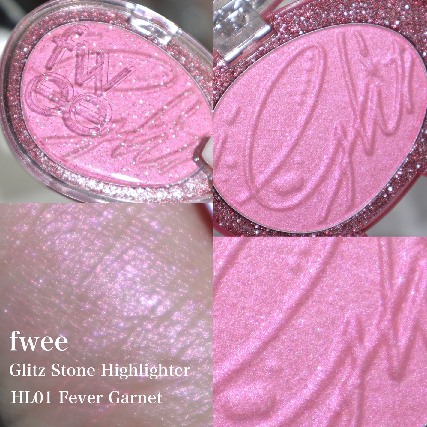 フィー グリッツストーンハイライター/fwee/パウダーハイライトを使ったクチコミ(4枚目)