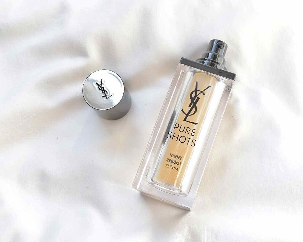 ピュアショット ナイト リチャージセラム/YVES SAINT LAURENT BEAUTE/美容液を使ったクチコミ(4枚目)