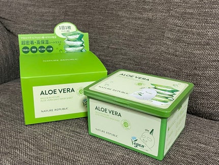 マイルド&モイスチャーアロエデイリーシートマスク マイルド&モイスチャー アロエデイリーシートマスク/ネイチャーリパブリック/シートマスク・パックを使ったクチコミ(1枚目)