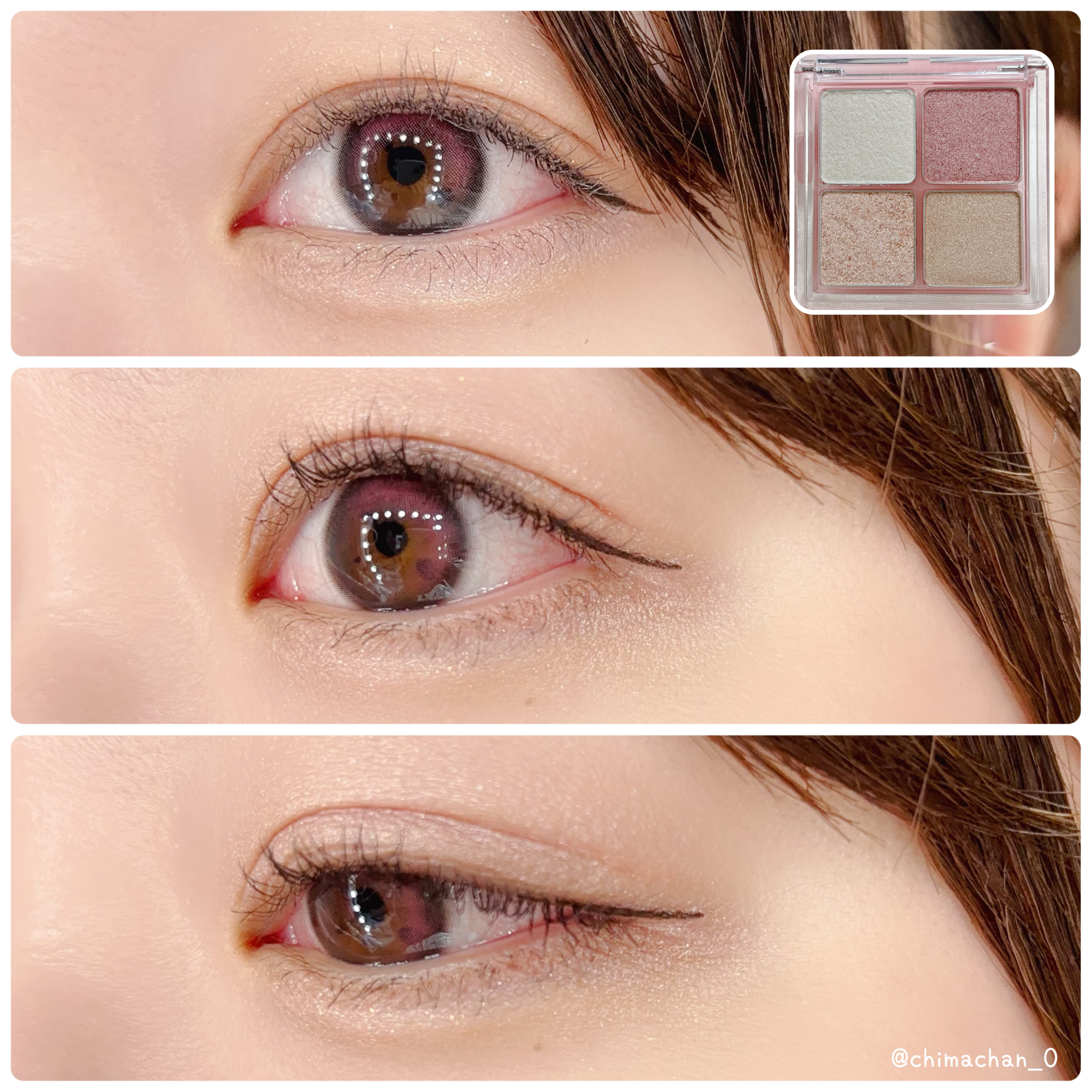 フルブルームブロウパレット/mude./アイシャドウパレットを使ったクチコミ（2枚目）