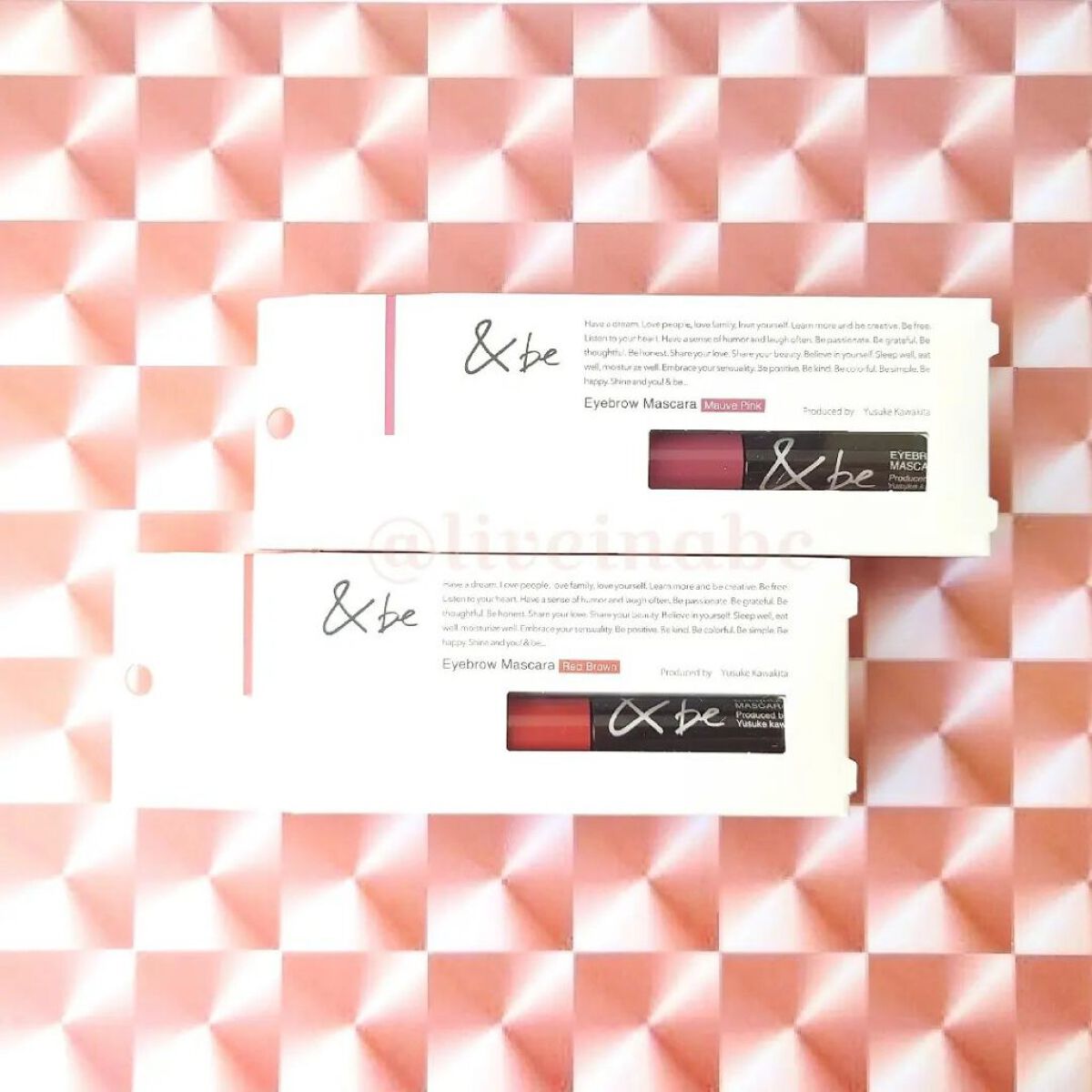 &be アイブロウマスカラ/＆be/眉マスカラを使ったクチコミ（1枚目）