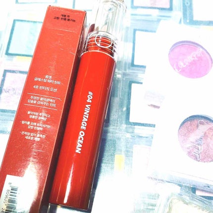 グラスティングウォーターティント/rom&nd/リップティントを使ったクチコミ(1枚目)