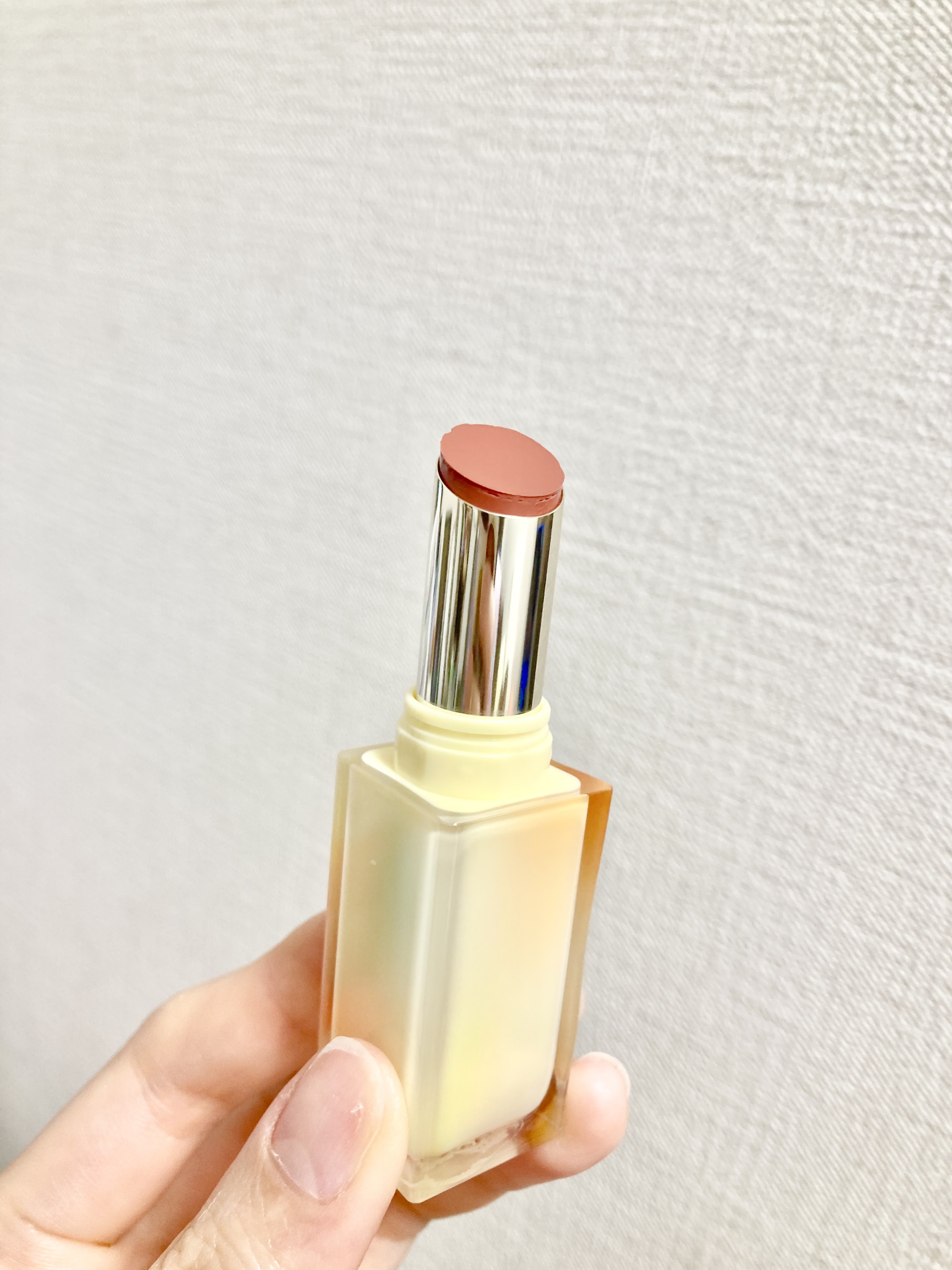 夏禅シリーズ 水光シアーリップスティック #507コールド桂皮茶/Joocyee/口紅を使ったクチコミ（3枚目）