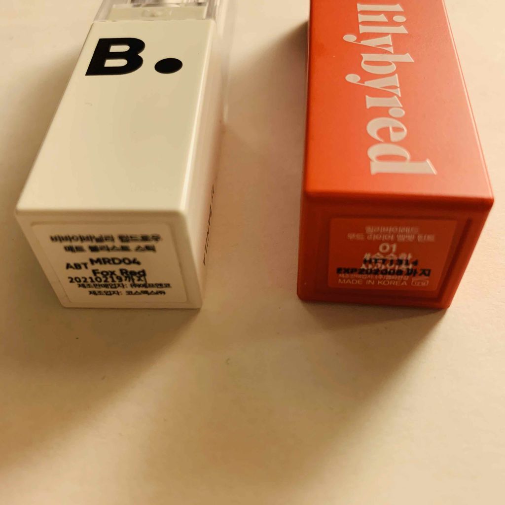 ブラッディライアー コーティングティント/lilybyred/リップティントを使ったクチコミ(4枚目)