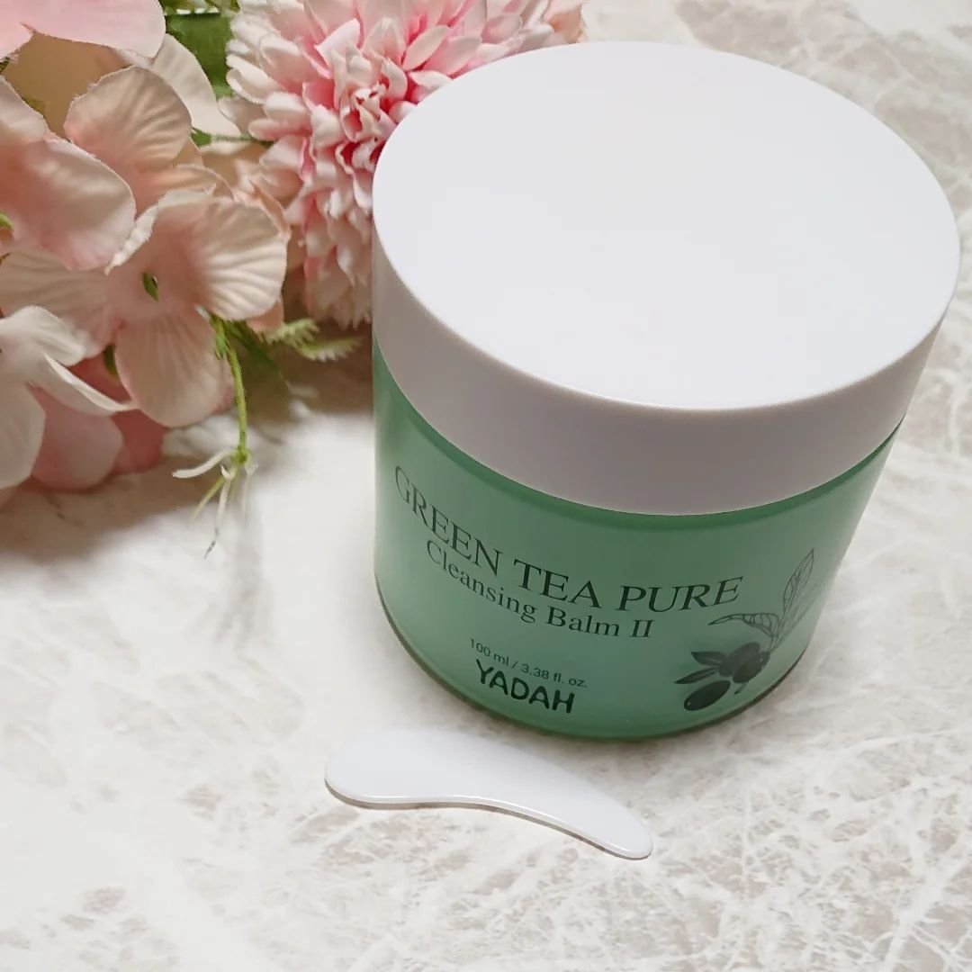 グリーンティーピュアクレンジングバームⅡ/YADAH/クレンジングバームを使ったクチコミ（3枚目）