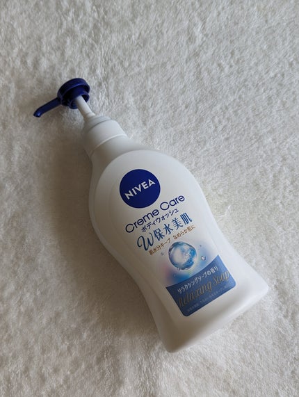 クリームケア ボディウォッシュ W保水美肌 リラクシングソープの香り/ニベア/ボディソープを使ったクチコミ(1枚目)