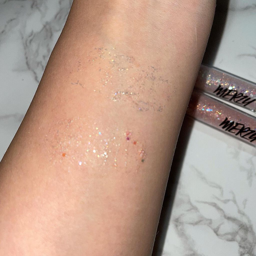 ウィンディ―ポップアイグリッター PE3. スイートパラダイス/MERZY/グリッターを使ったクチコミ（3枚目）