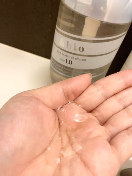 ピュアモイスト シャンプー 1.0/ヘアトリートメント 2.0/&bio/市販シャンプーを使ったクチコミ(2枚目)