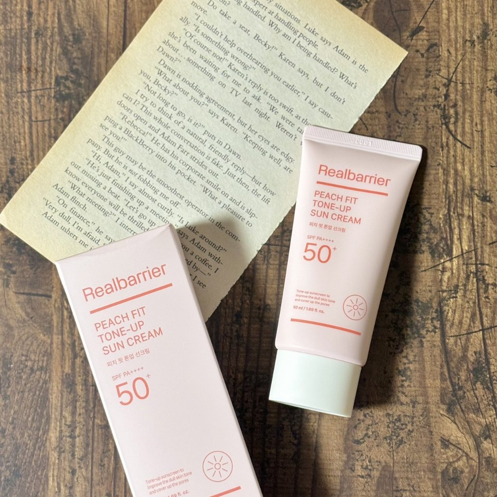 ピーチフィットトーンアップ日焼け止め/Real Barrier/日焼け止めクリームを使ったクチコミ（1枚目）