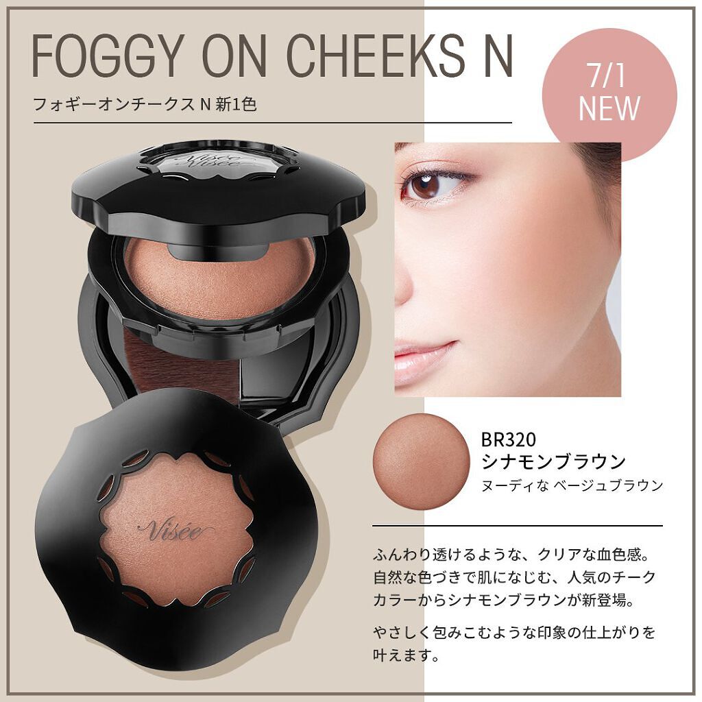 90%OFF!】 ヴィセ リシェ フォギーオンチークス N BR320 シナモン