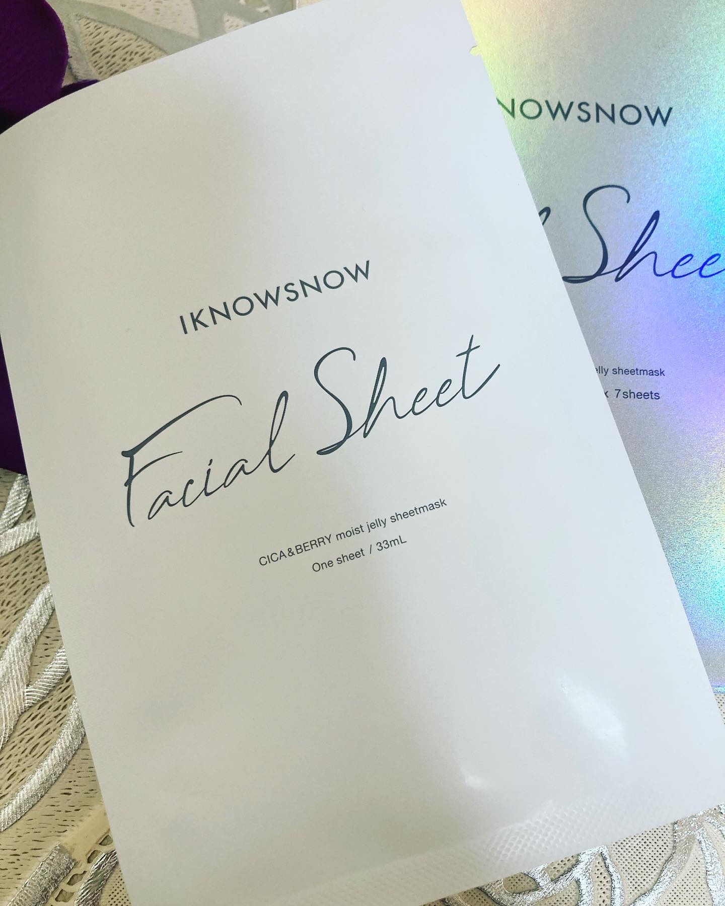 フェイシャルシート/IKNOWSNOW/シートマスク・パックを使ったクチコミ（3枚目）