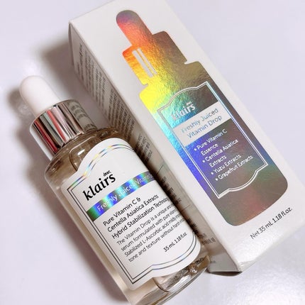 フレッシュリージュースドビタミンドロップ(35ml)/Klairs/美容液を使ったクチコミ(2枚目)
