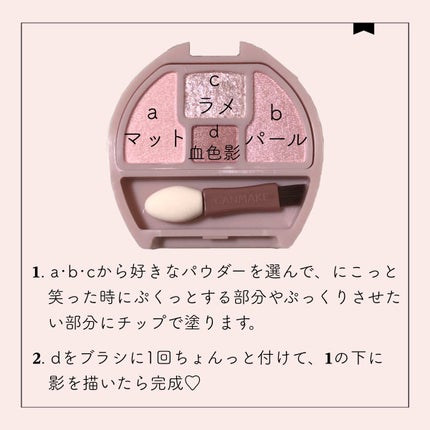 プランぷくコーデアイズ/キャンメイク/パウダーアイシャドウを使ったクチコミ(2枚目)