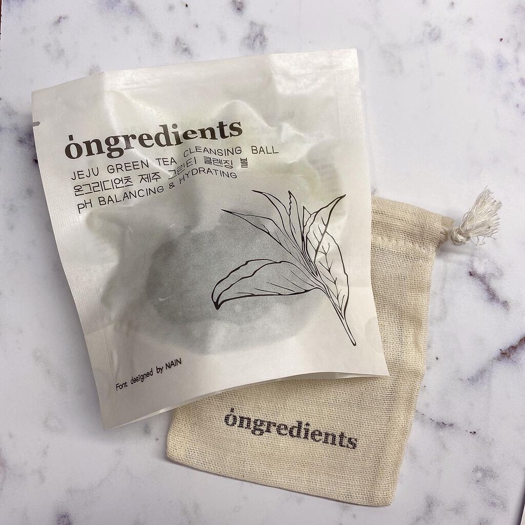 Jeju Green Tea Cleansing Ball/Ongredients/洗顔石鹸を使ったクチコミ(7枚目)