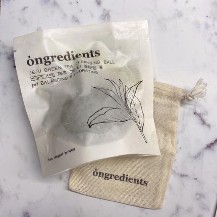Jeju Green Tea Cleansing Ball/Ongredients/洗顔石鹸を使ったクチコミ(7枚目)