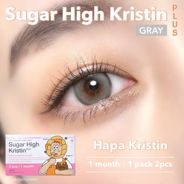 Sugar High Kristin Plus 1month/Hapa kristin/１ヶ月（１MONTH）カラコンを使ったクチコミ（1枚目）
