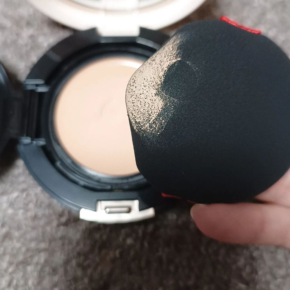 ドラマティッククッションジェリー/マキアージュ/クッションファンデーションを使ったクチコミ(5枚目)