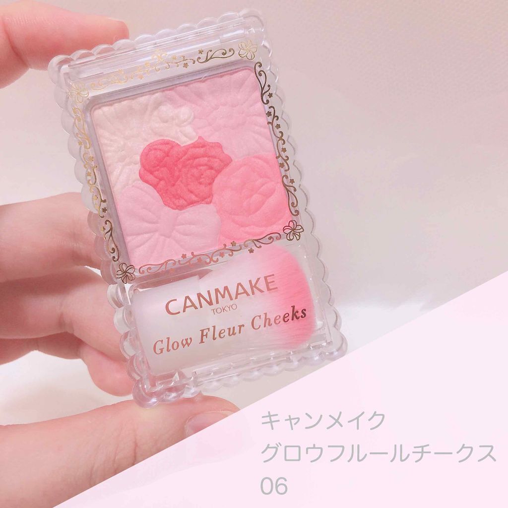 グロウフルールチークス/キャンメイク/パウダーチークを使ったクチコミ(1枚目)