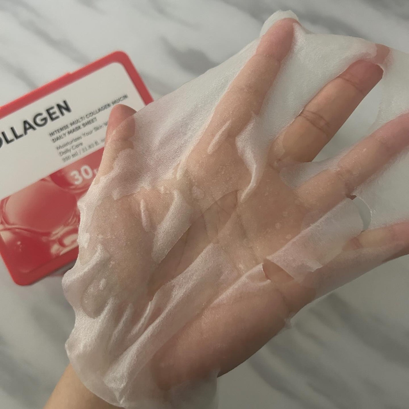 コラーゲンデイリーシートマスク/ネイチャーリパブリック/シートマスク・パックを使ったクチコミ(5枚目)