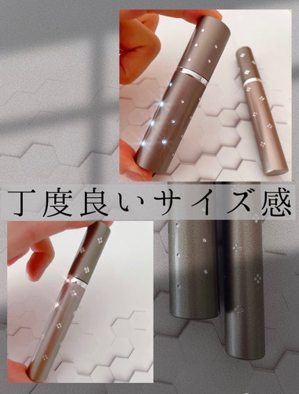 フラワーストーン付 香水スプレー容器/DAISO/その他化粧小物を使ったクチコミ(2枚目)