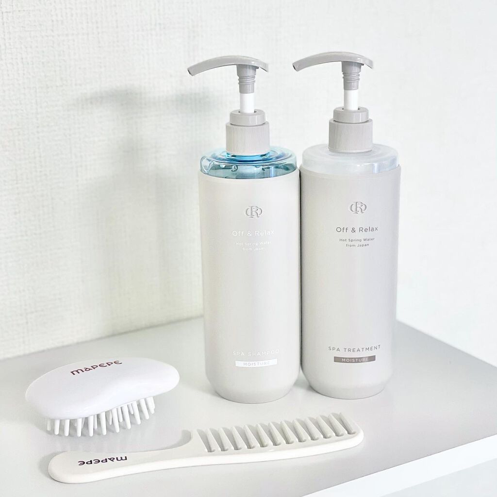 スパ・シャンプー／ヘアトリートメント モイスチャー トリートメント 460ml/Off&Relax/市販シャンプーを使ったクチコミ（1枚目）