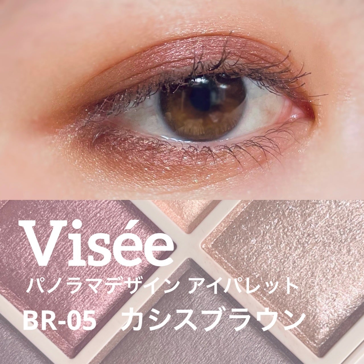 パノラマデザイン アイパレット/Visée/アイシャドウパレットを使ったクチコミ(1枚目)