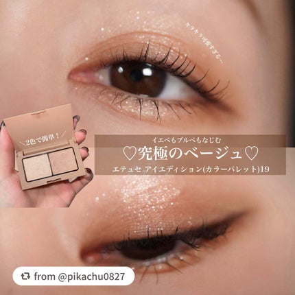 エテュセ アイエディション(カラーパレット)/ettusais/アイシャドウパレットを使ったクチコミ(1枚目)