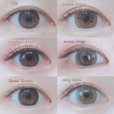 eye closet １day SweetSeries "Girly"（アイクローゼットワンデースウィートシリーズ ガーリー） Brown Grege/EYE CLOSET/ワンデー（１DAY）カラコンを使ったクチコミ（2枚目）