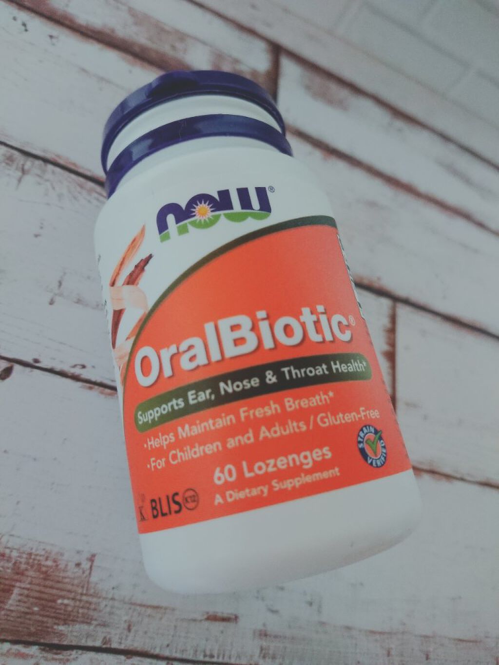 オーラルバイオティック/Now Foods/食品を使ったクチコミ(1枚目)