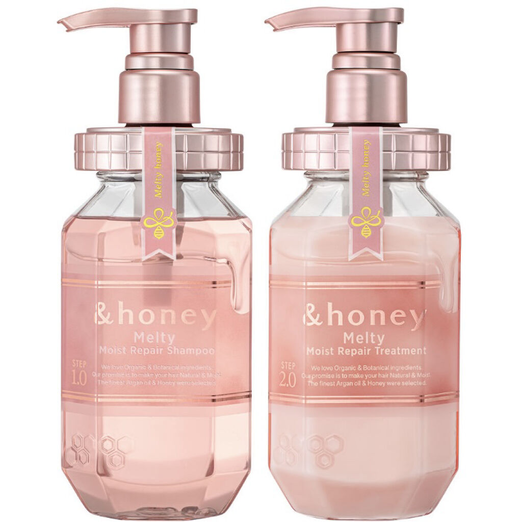 ディープモイスト シャンプー1.0／ヘアトリートメント2.0/&honey/市販シャンプーを使ったクチコミ（2枚目）
