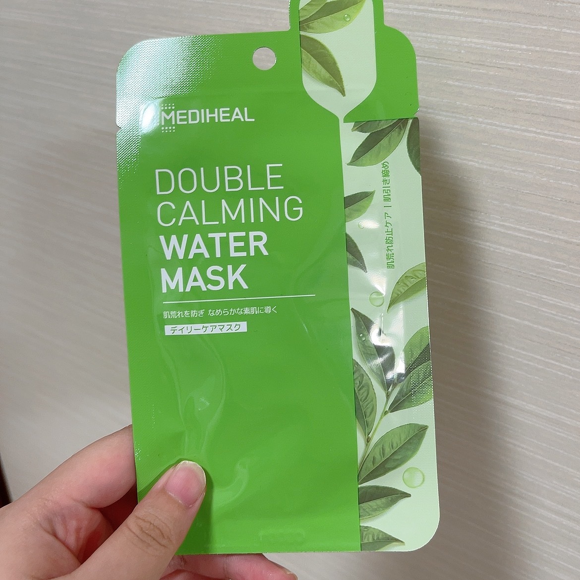 ダブルカーミングウォーターマスク/MEDIHEAL/シートマスク・パックを使ったクチコミ（1枚目）