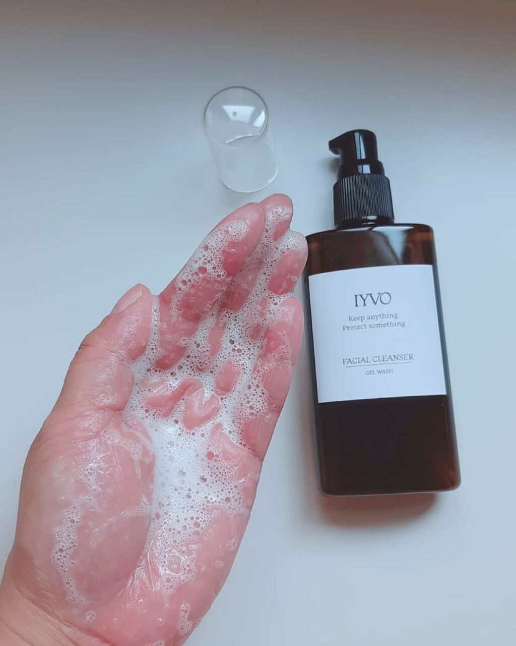 フェイシャルクレンザー ジェルウォッシュ/IYVO/その他洗顔料を使ったクチコミ(4枚目)