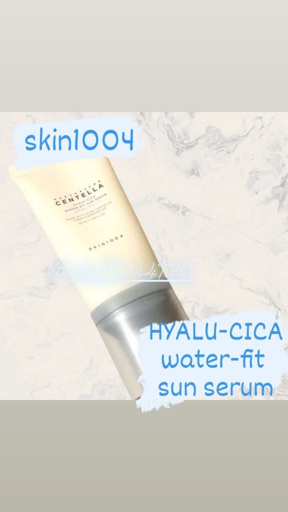 ヒアルーシカ ウォーターフィット サンセラム/SKIN1004/日焼け止めローションを使ったクチコミ(1枚目)