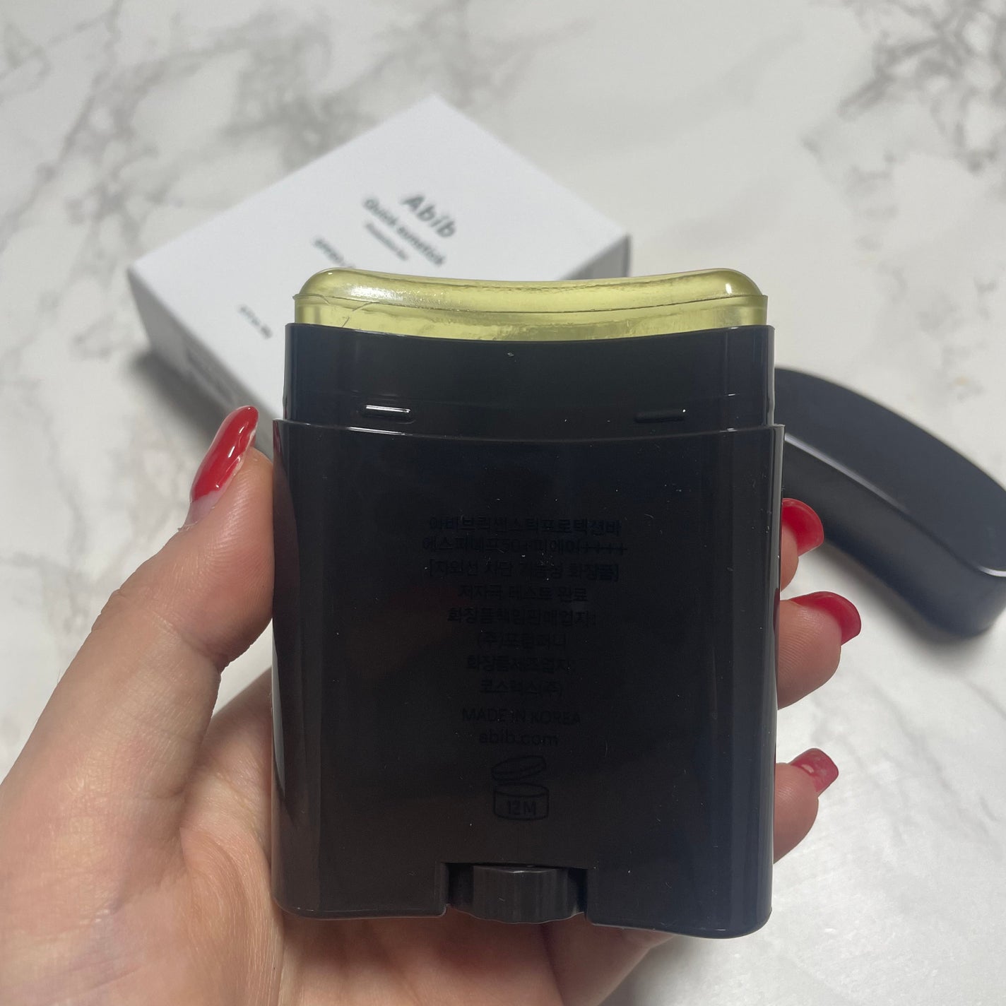 クイック サンスティック プロテクションバー/Abib /日焼け止めスティックを使ったクチコミ(2枚目)