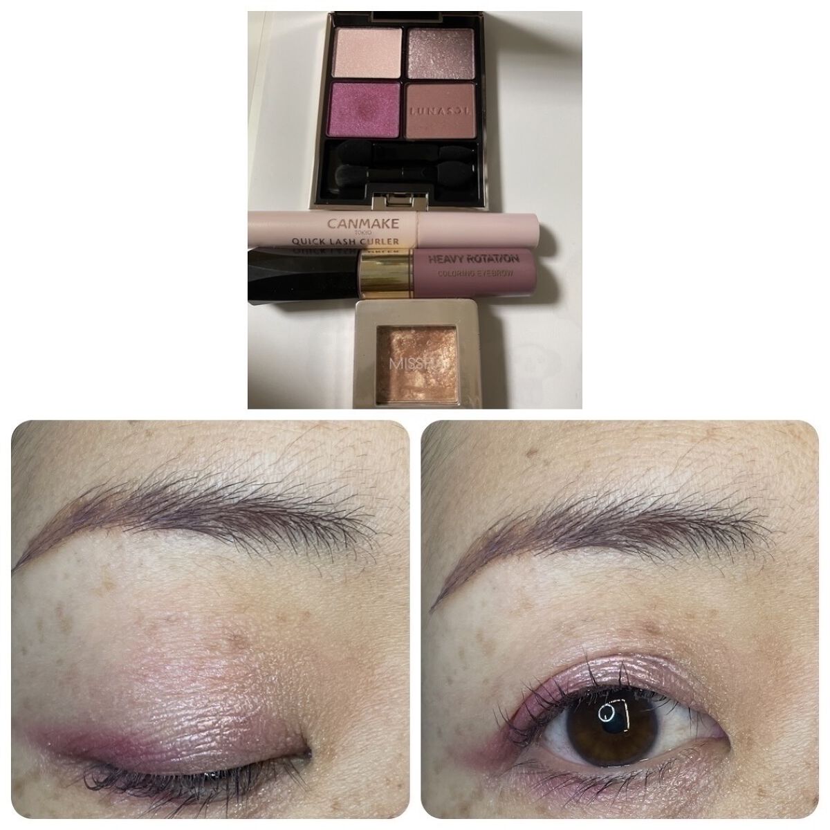 カラーリングアイブロウ/ヘビーローテーション/眉マスカラを使ったクチコミ（1枚目）