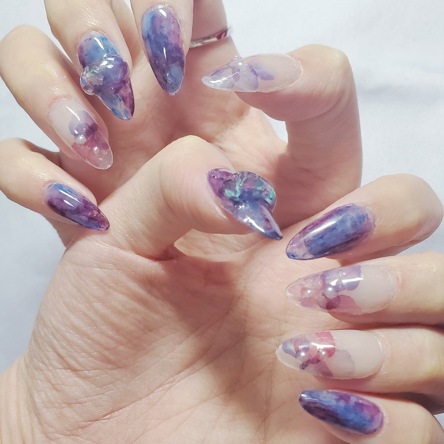 ハードトップジェル/LULUGEL/ジェルネイルを使ったクチコミ(2枚目)