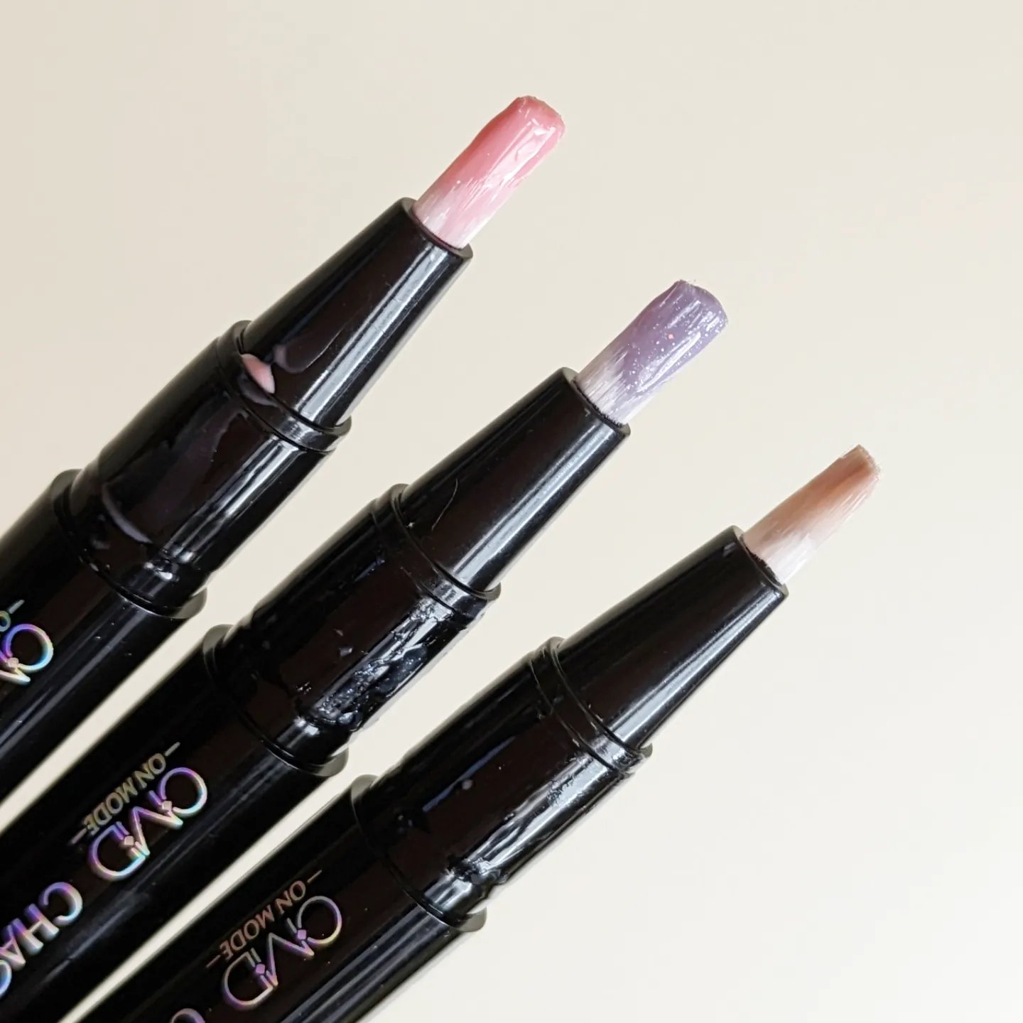 チャームスティックジェル S-3 トゥインクルラベンダー/OMD/オールインワンネイルを使ったクチコミ（3枚目）