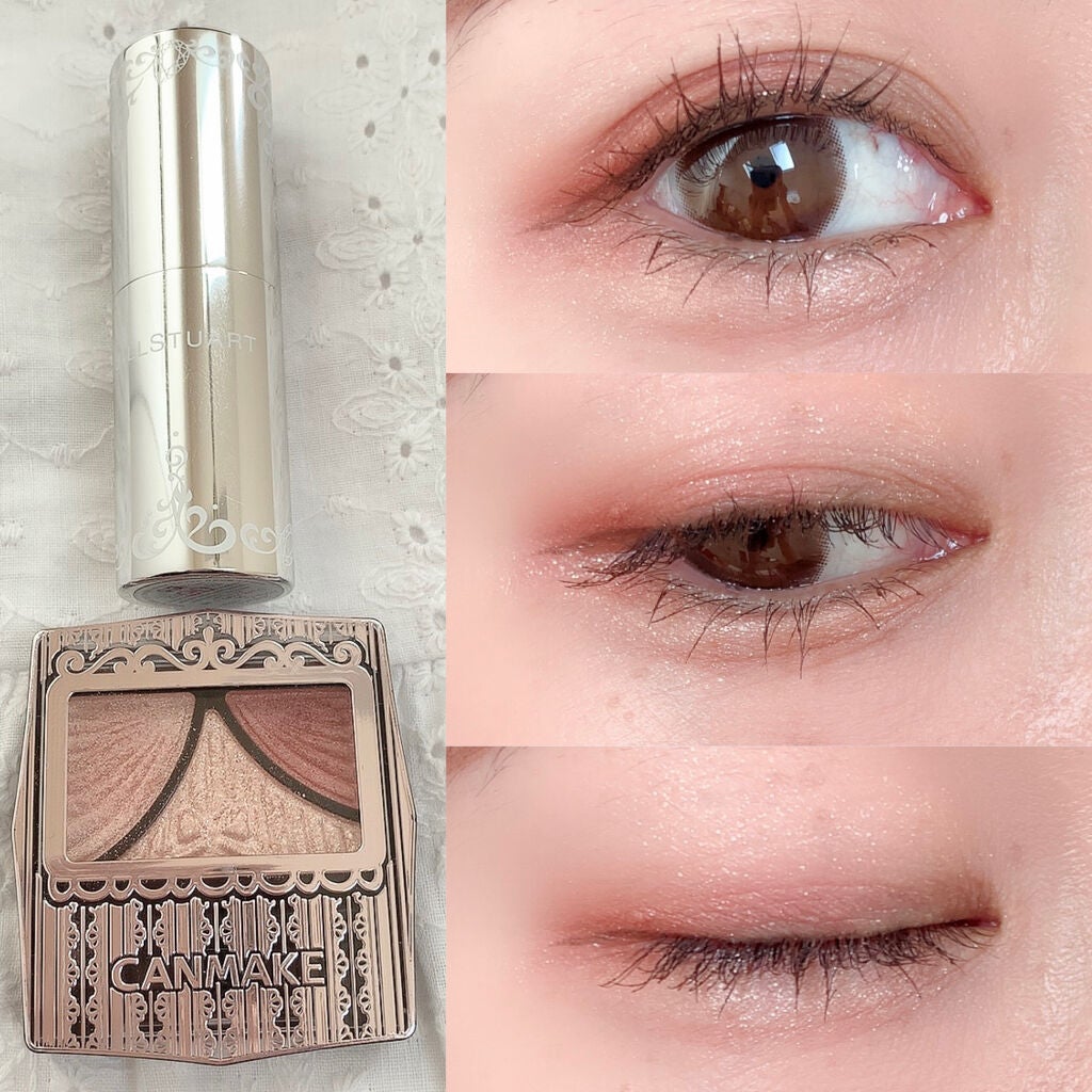 ジューシーピュアアイズ/キャンメイク/アイシャドウパレットを使ったクチコミ(1枚目)