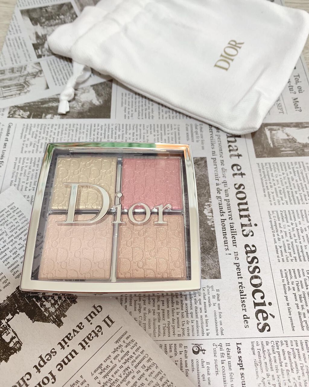 【旧】ディオール バックステージ フェイス グロウ パレット/Dior/ハイライトを使ったクチコミ（2枚目）