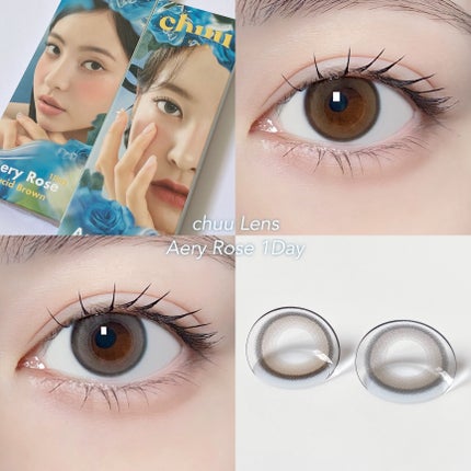 Aery Rose/chuu LENS/ワンデー(1DAY)カラコンを使ったクチコミ(1枚目)