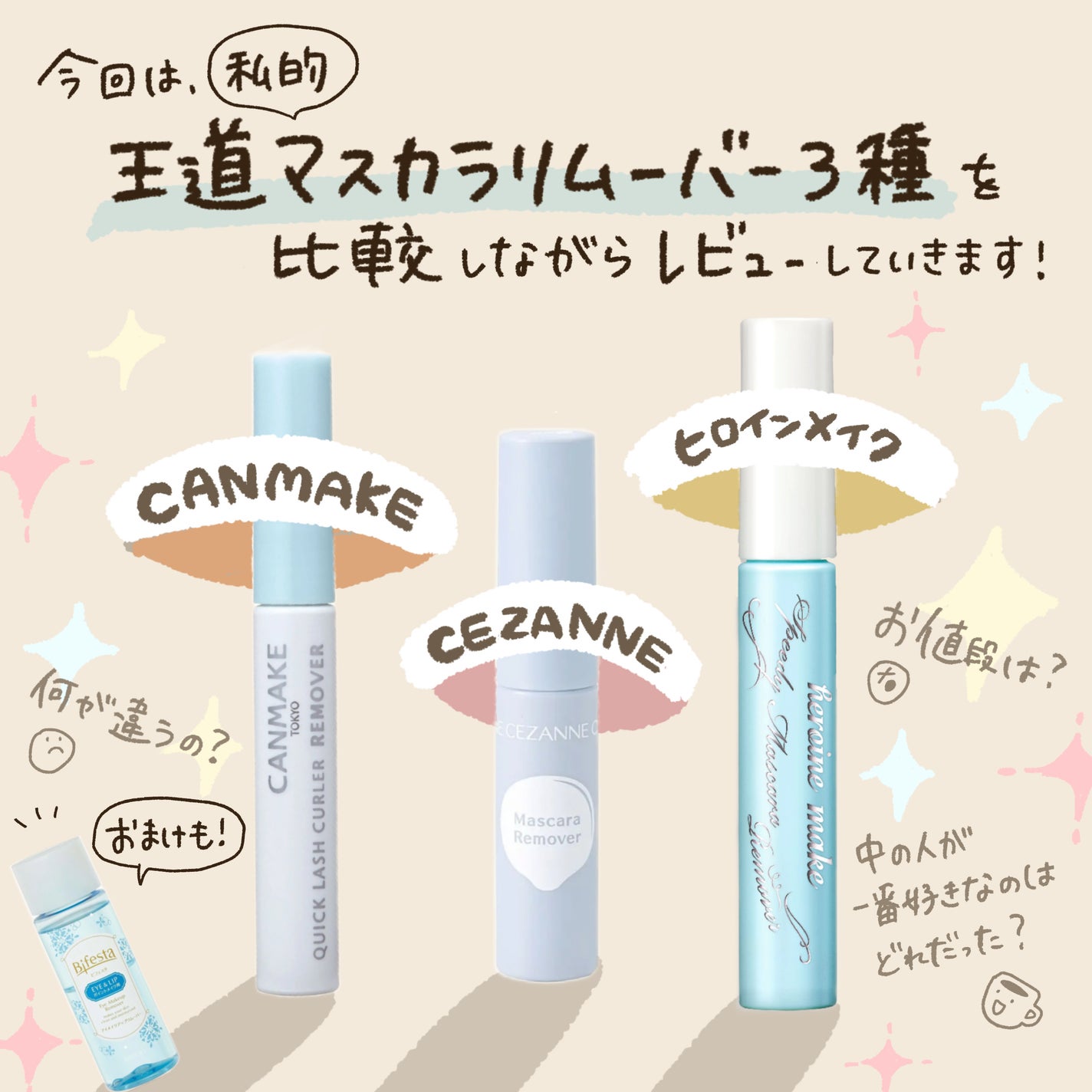 ミセラーアイメイクアップリムーバー/ビフェスタ/ポイントメイクリムーバーを使ったクチコミ(3枚目)