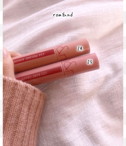 ジューシーラスティングティント/rom&nd/リップティントを使ったクチコミ(2枚目)