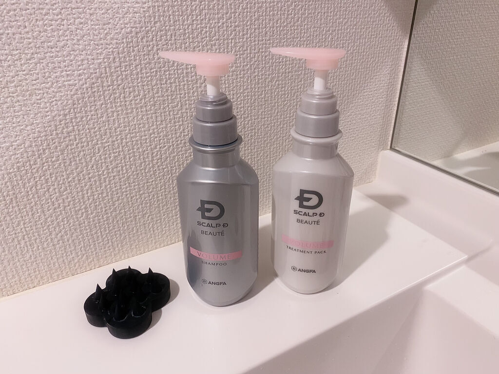 スカルプD ボーテ 薬用スカルプシャンプー ボリューム／薬用トリートメントパック ボリューム シャンプー350ml /アンファー(スカルプD)/シャンプー・コンディショナーを使ったクチコミ（1枚目）