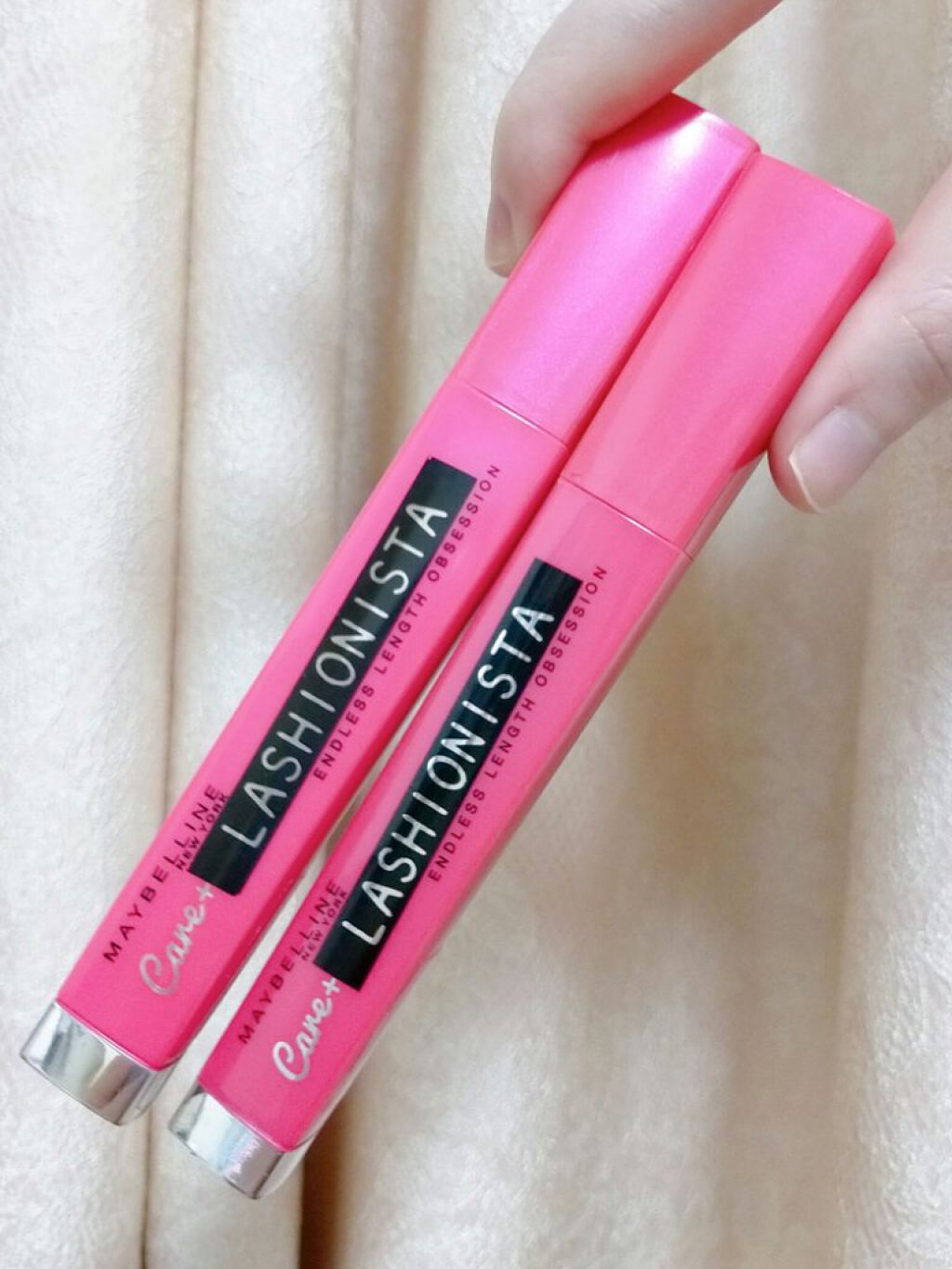 ラッシュニスタ ケアプラス/MAYBELLINE NEW YORK/マスカラを使ったクチコミ（1枚目）