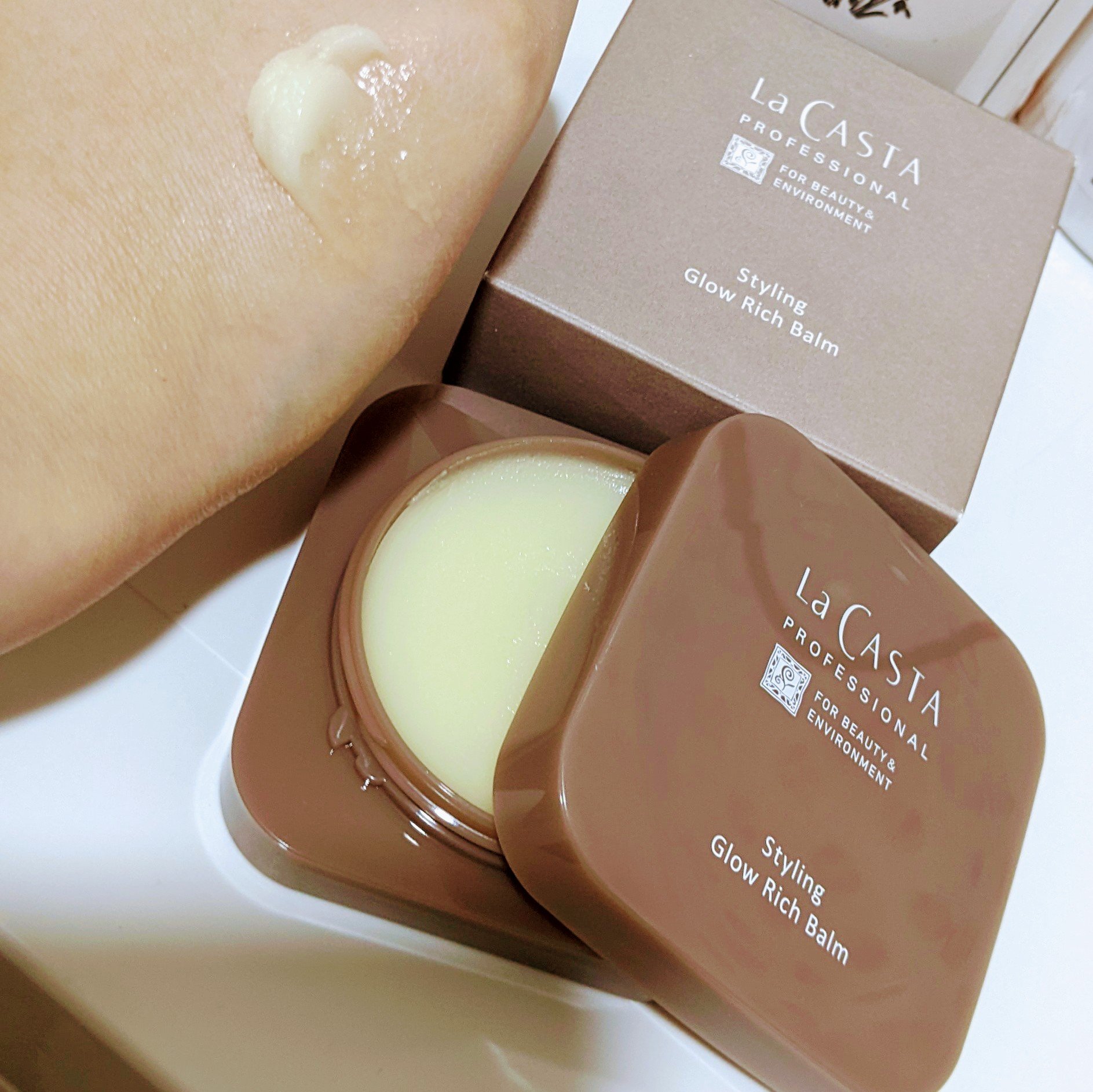 プロフェッショナル スタイリング グロウリッチ バーム /ラ・カスタ　プロフェッショナル/ヘアバームを使ったクチコミ（1枚目）