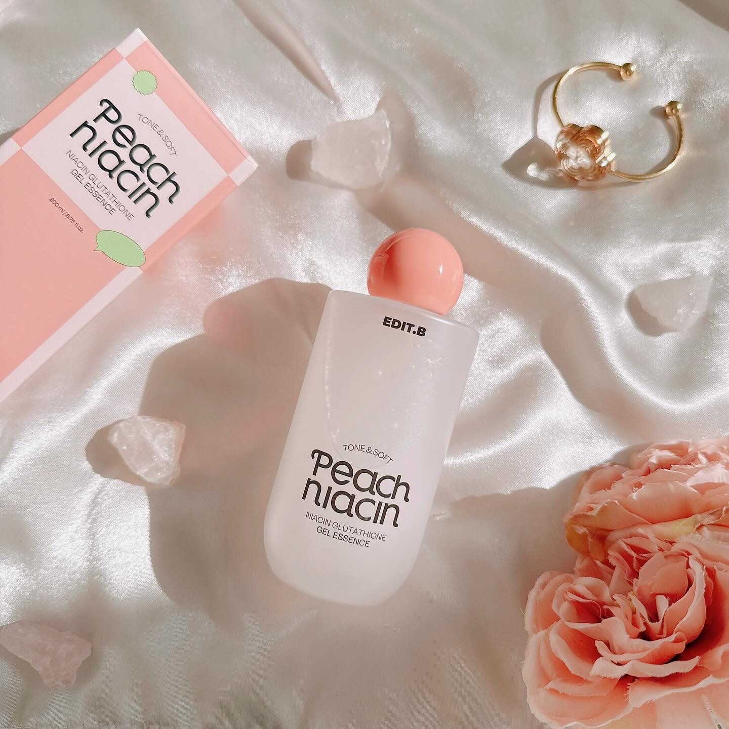 ピーチ ナイアシンアミド GLT ジェルエッセンス/EDIT.B/美容液を使ったクチコミ（1枚目）