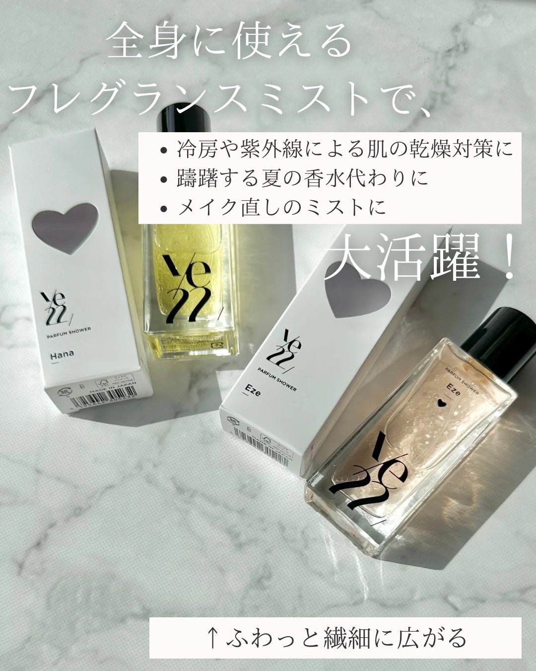 パルファム シャワー Hana/ye22/香水(その他)を使ったクチコミ(4枚目)