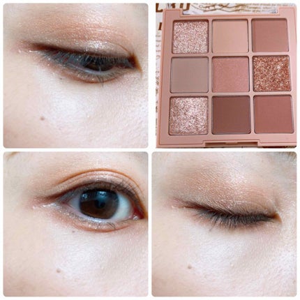 シャドウパレット/dasique/アイシャドウパレットを使ったクチコミ(2枚目)